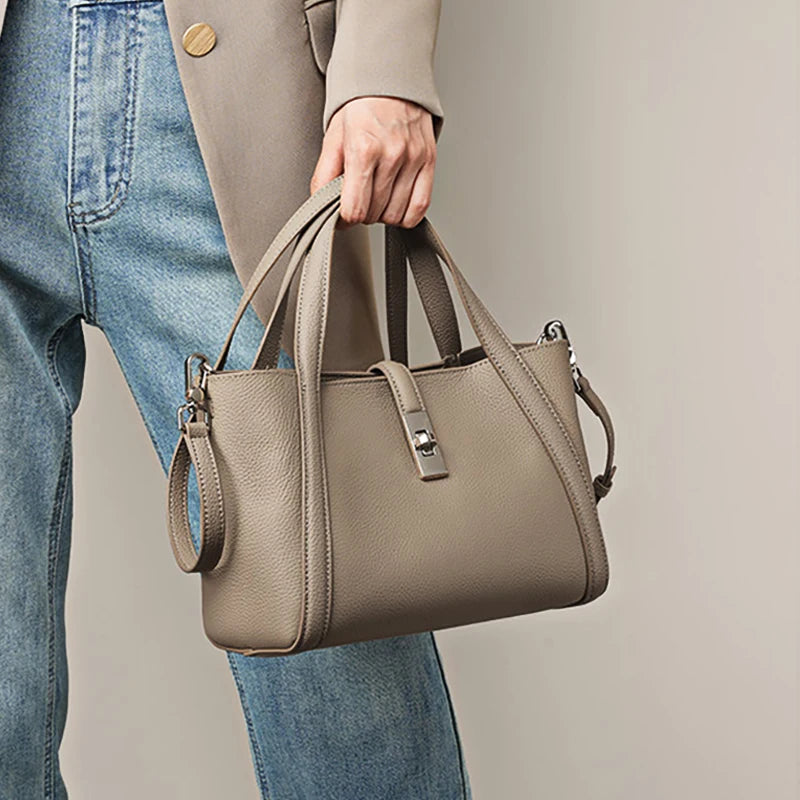 FOXER Genuine Leather Mini Handbag