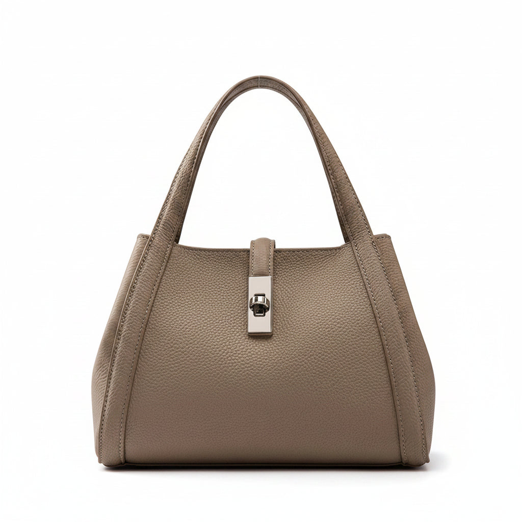 FOXER Leather Bucket Bag