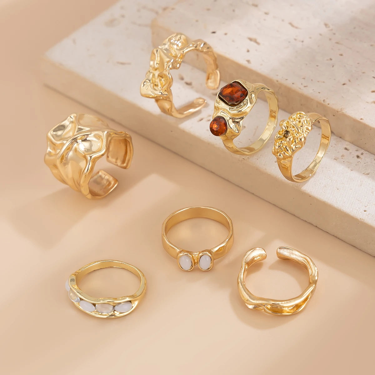 Folded Open Ring Set