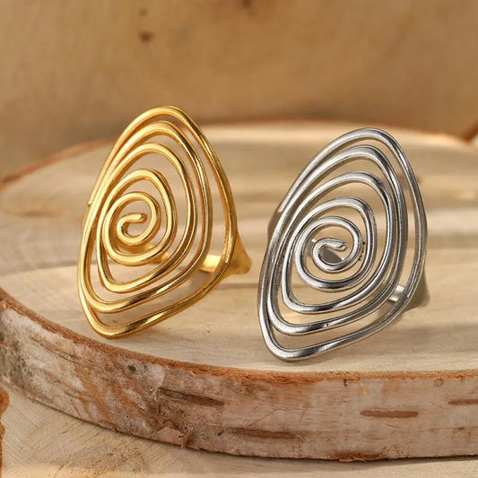 Spiral Open Ring