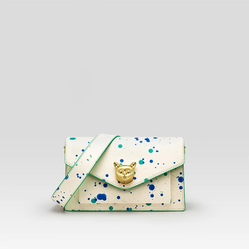 Leather Flap Crossbody Bag