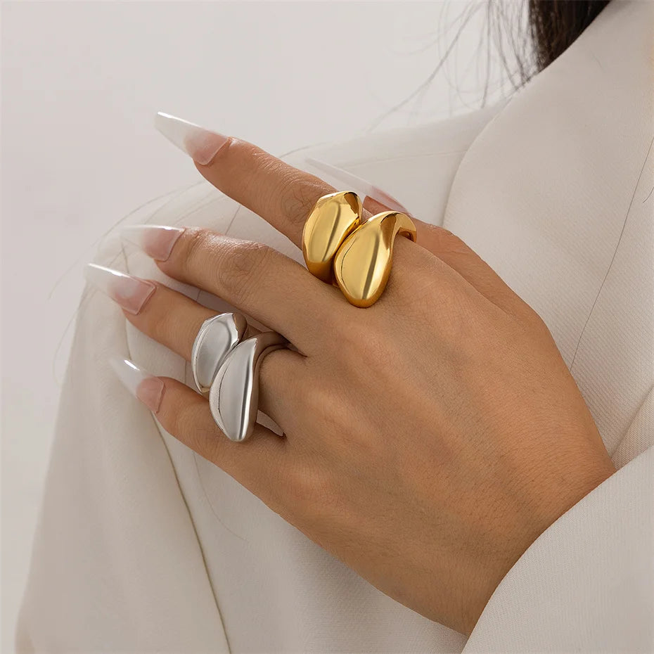 Snake Water Drop Ring