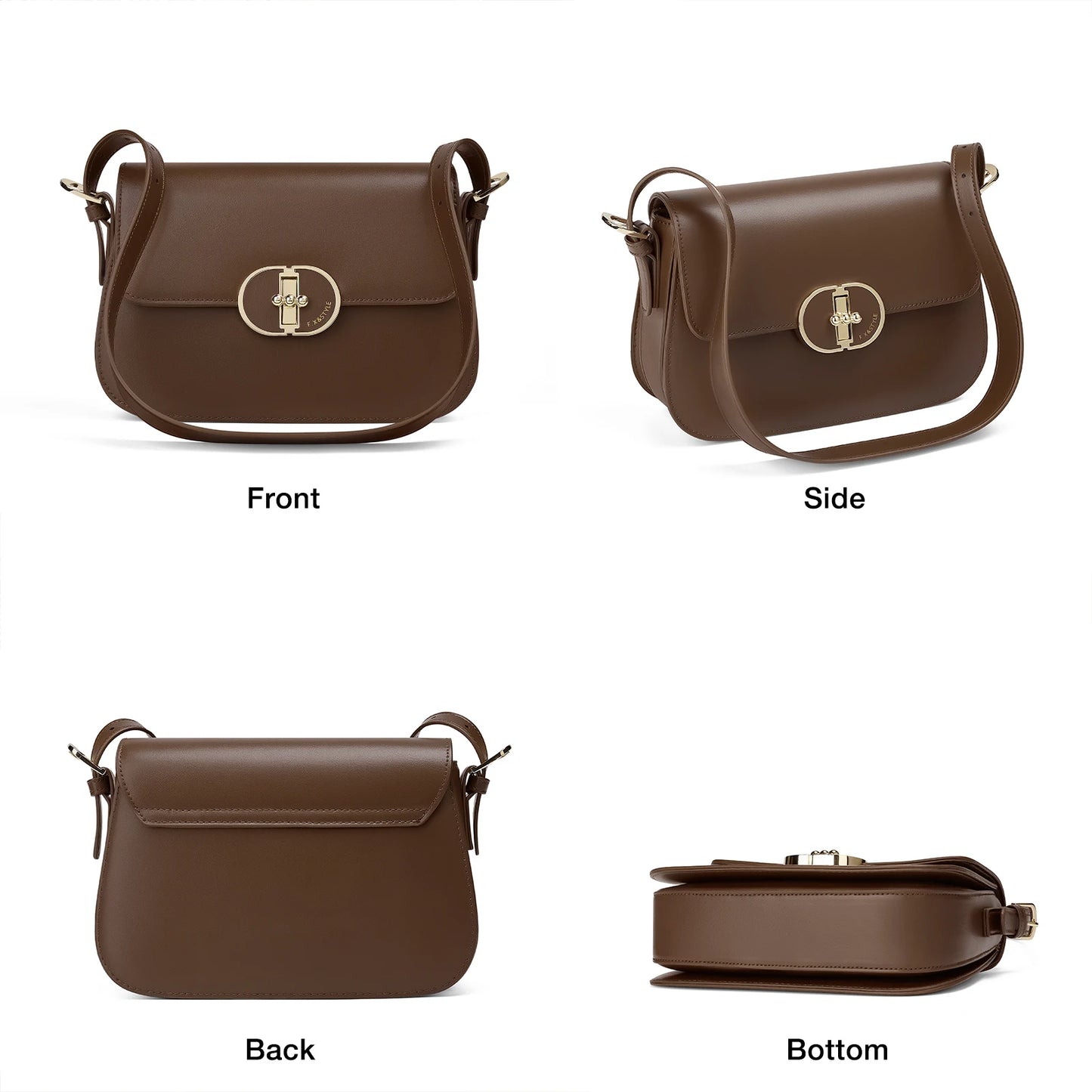 FOXER Women’s Retro Leather Crossbody Bag 2026