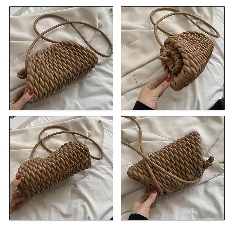 Embroidered Crossbody Shoulder Bag