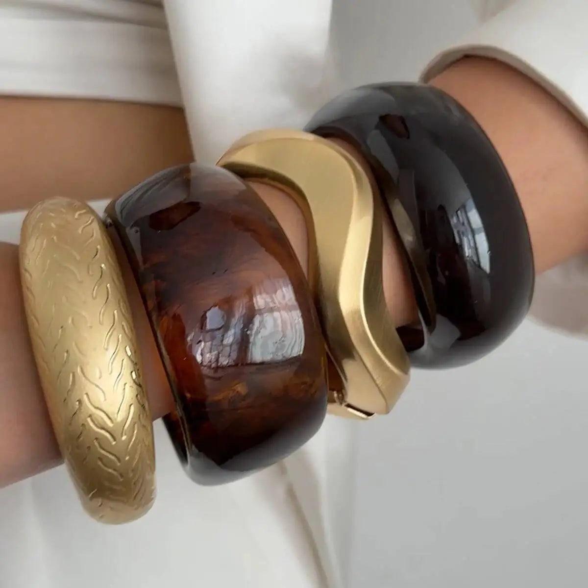 Chunky Resin Bangle