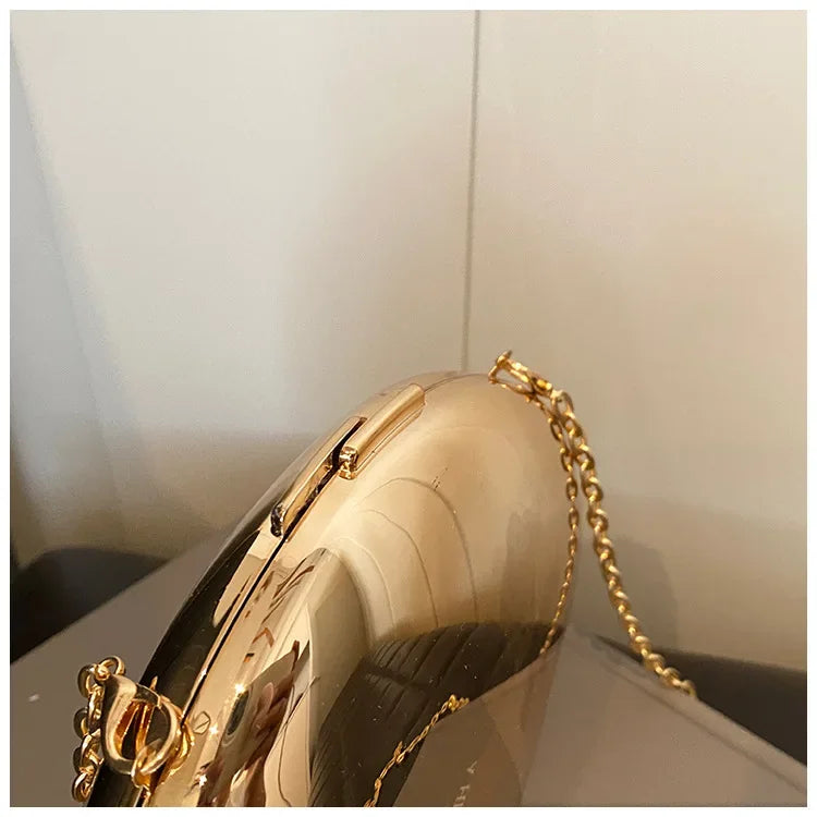 Acrylic Shell Evening Clutch Bag