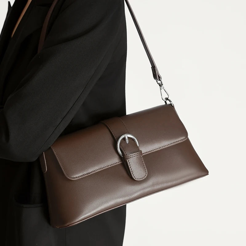 Genuine Leather Mini Crossbody Bag