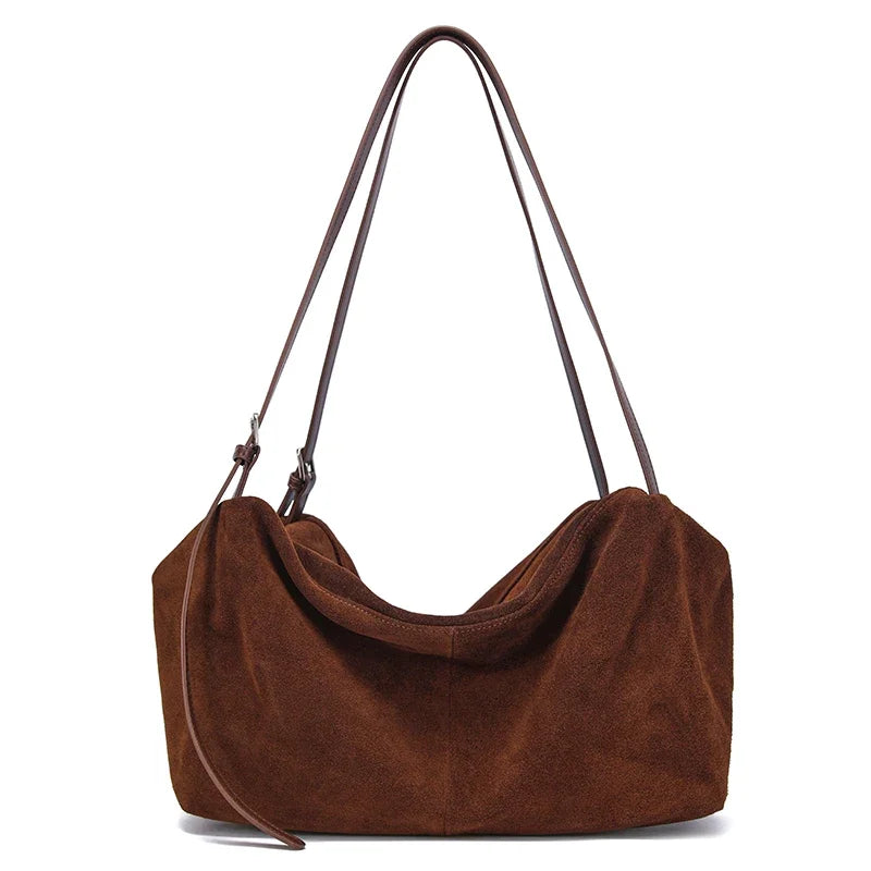 Genuine Leather Commuter Tote Bag