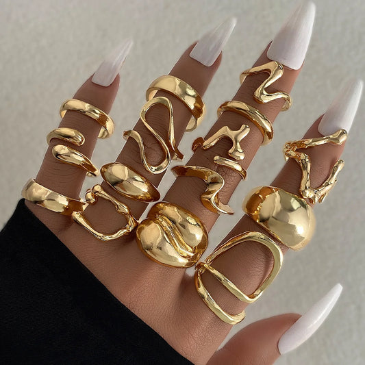 Water Drop Ring Set