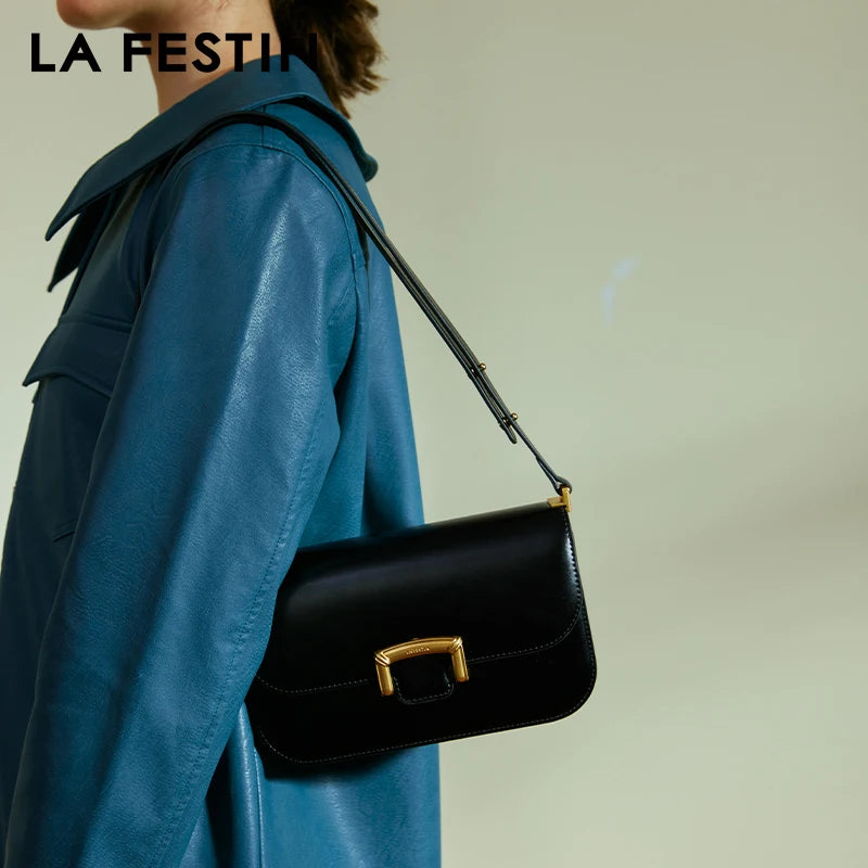 LA FESTIN Classic Crossbody Messenger Bag