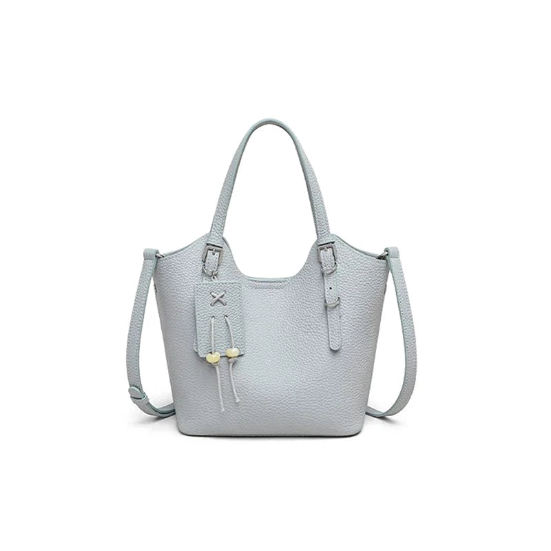 LA FESTIN Leather Tote Crossbody Bag