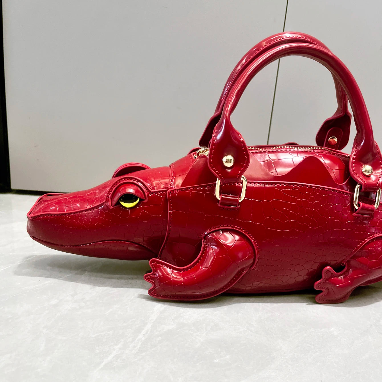 Handmade PU Leather Shoulder Bag