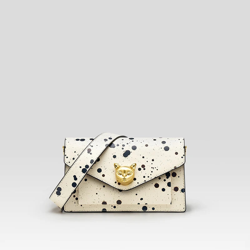 Leather Flap Crossbody Bag
