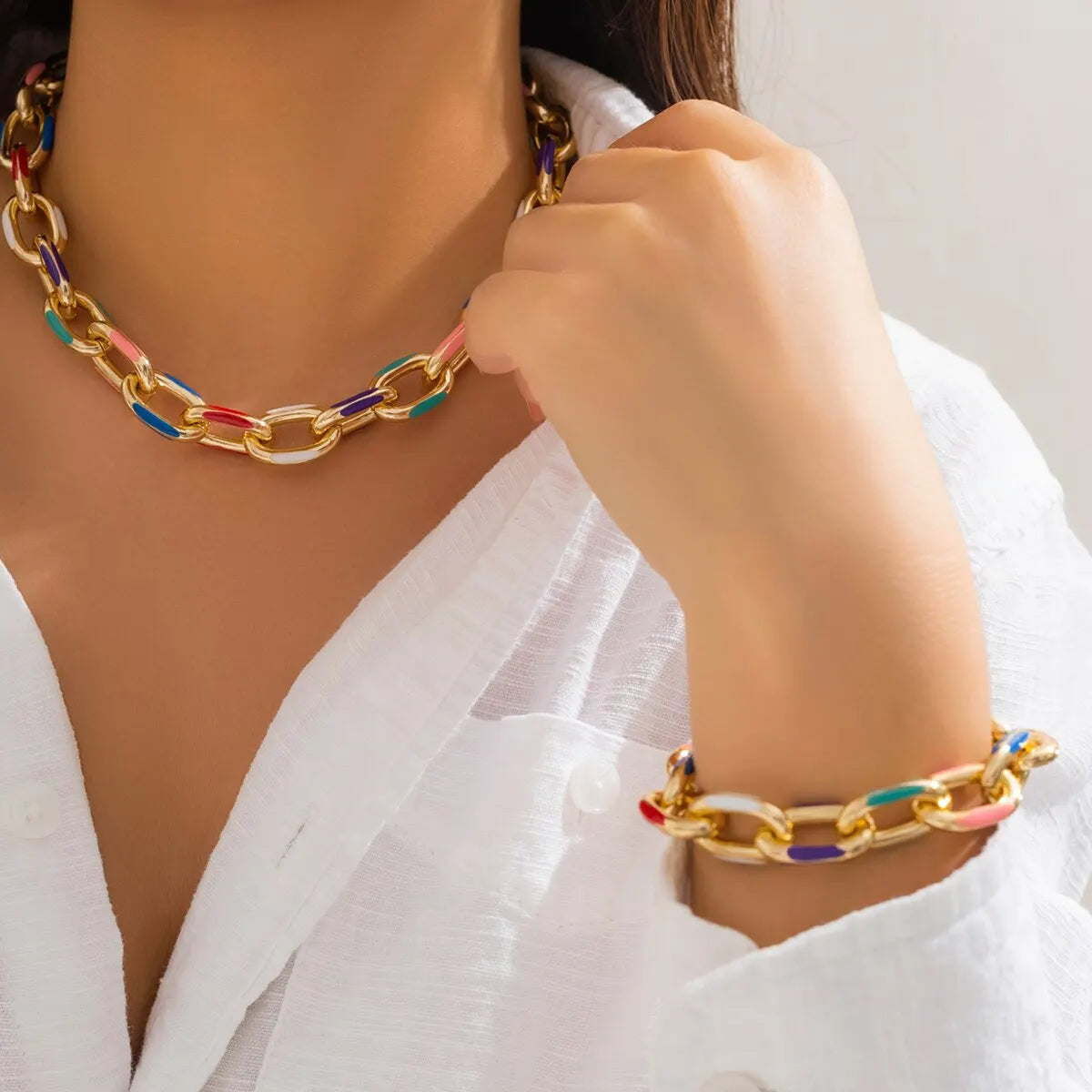 Bohemian Cross Jewelry Set
