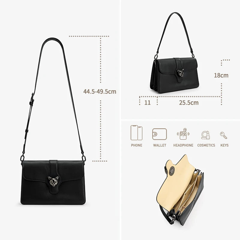 BAFELLI 2026 Leather Office Shoulder Bag