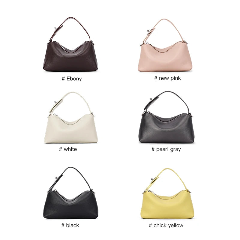 Mini Leather Hobo Bag