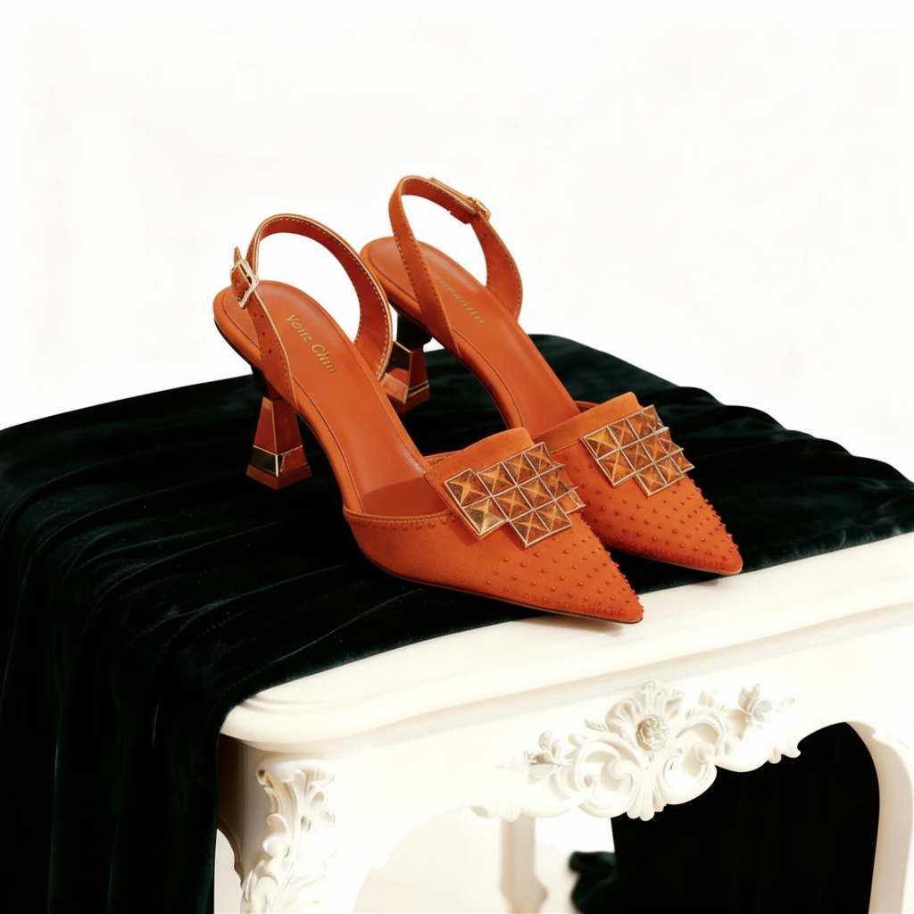Ic ’s High Heels – Sparkling Diamond Accents &