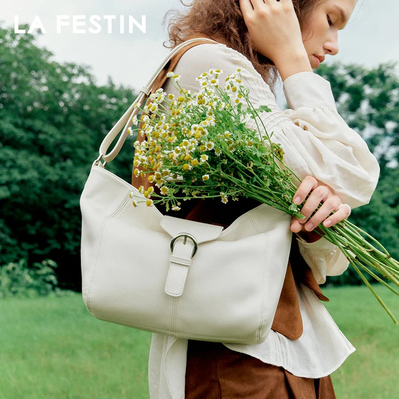 LA FESTIN Large Leather Tote Bag
