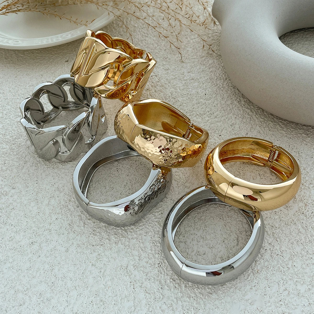 Gold Chain Cuff