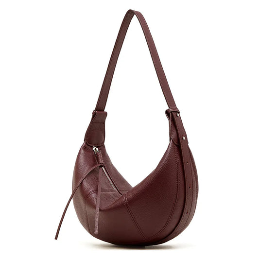 YANATARI Soft Leather Dumpling Crossbody Bag