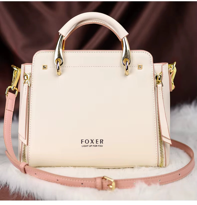 FOXER Leather Tote & Crossbody Bag