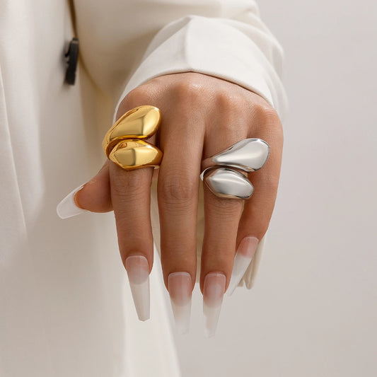 Snake Water Drop Ring