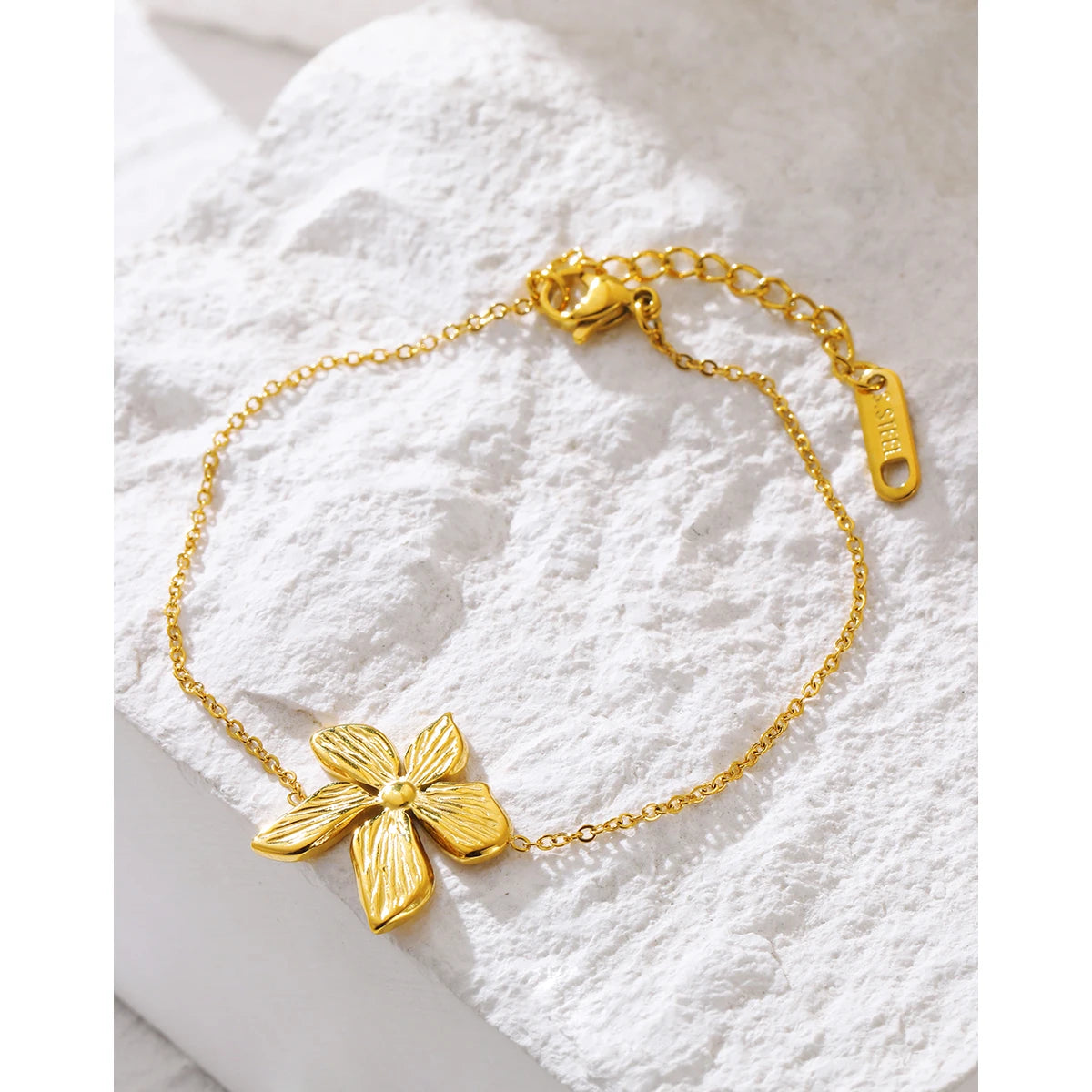 Flower Charm Bracelet