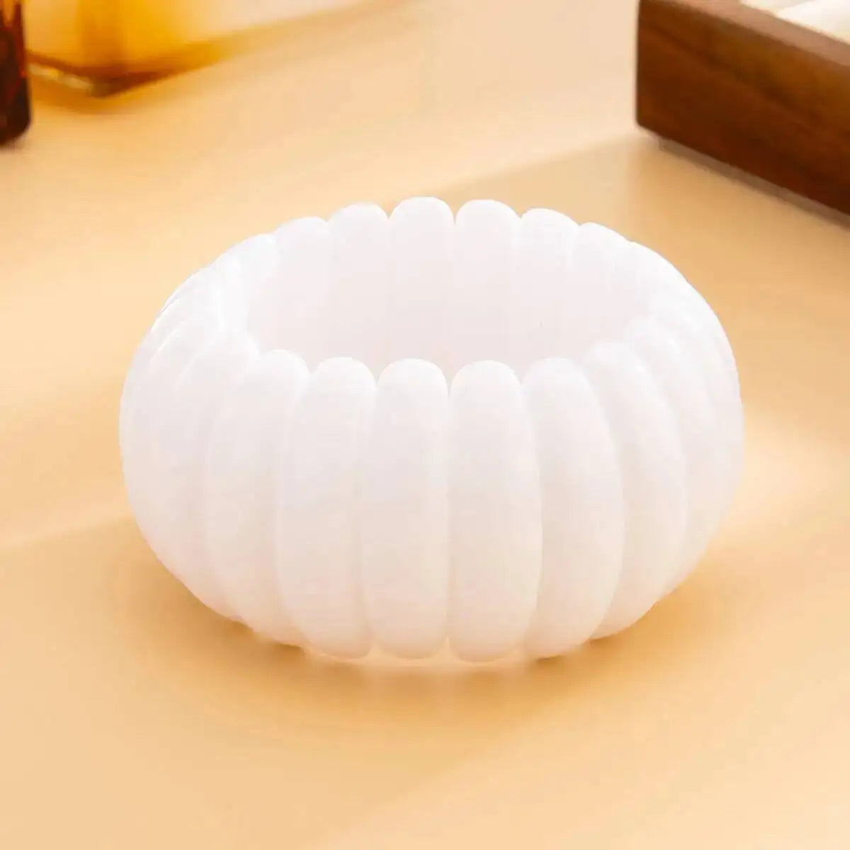 Bohemian Resin Acrylic Bracelet Punk Smooth Metal Open Bangle