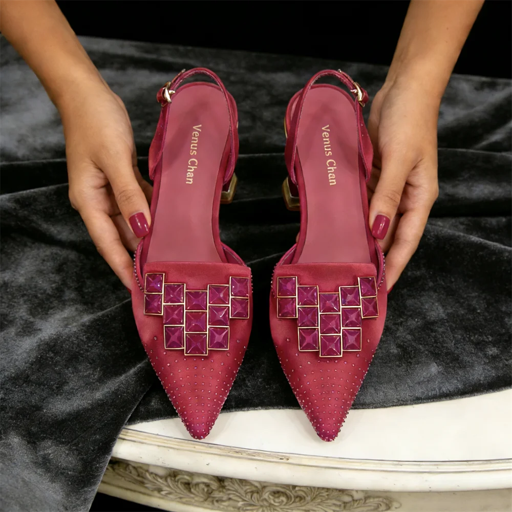 Venus Chan Elegant Women's Pumps - Fashion-Forward High-Quality Shoes for Nigerian Weddings and Special Events