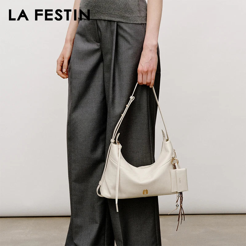 LA FESTIN Leather Bag Charm Keychain