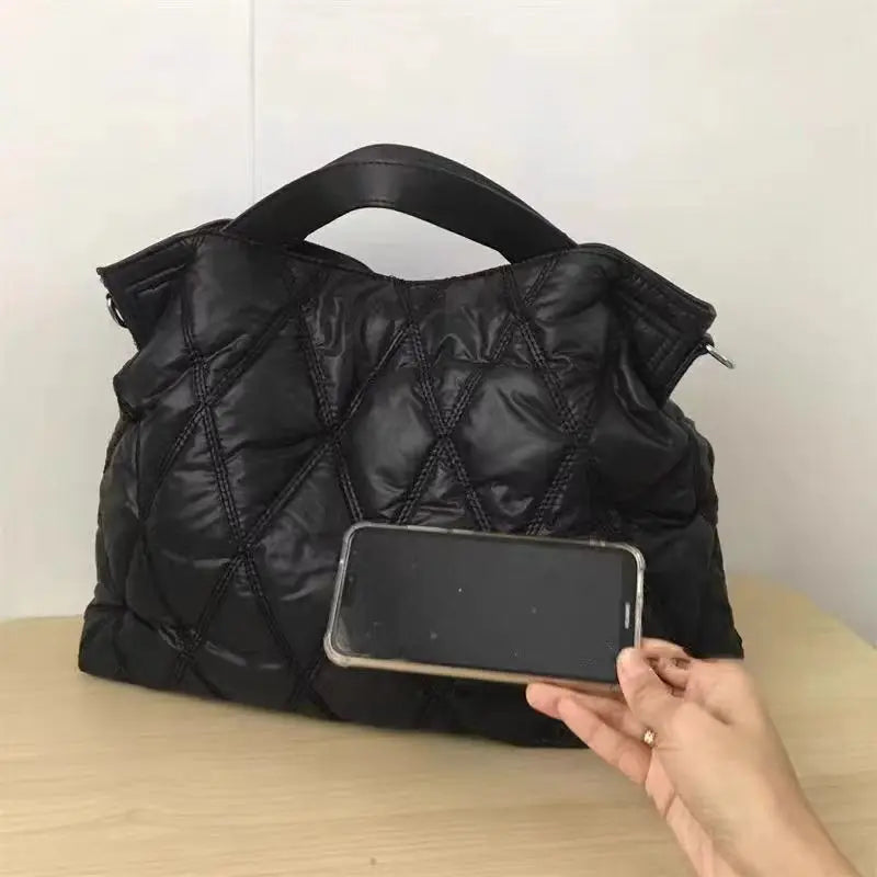 Quilted Puffer Shoulder Bag