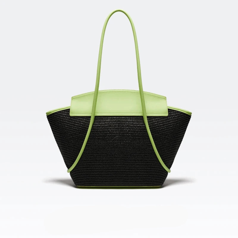 Large Leather Beach Tote