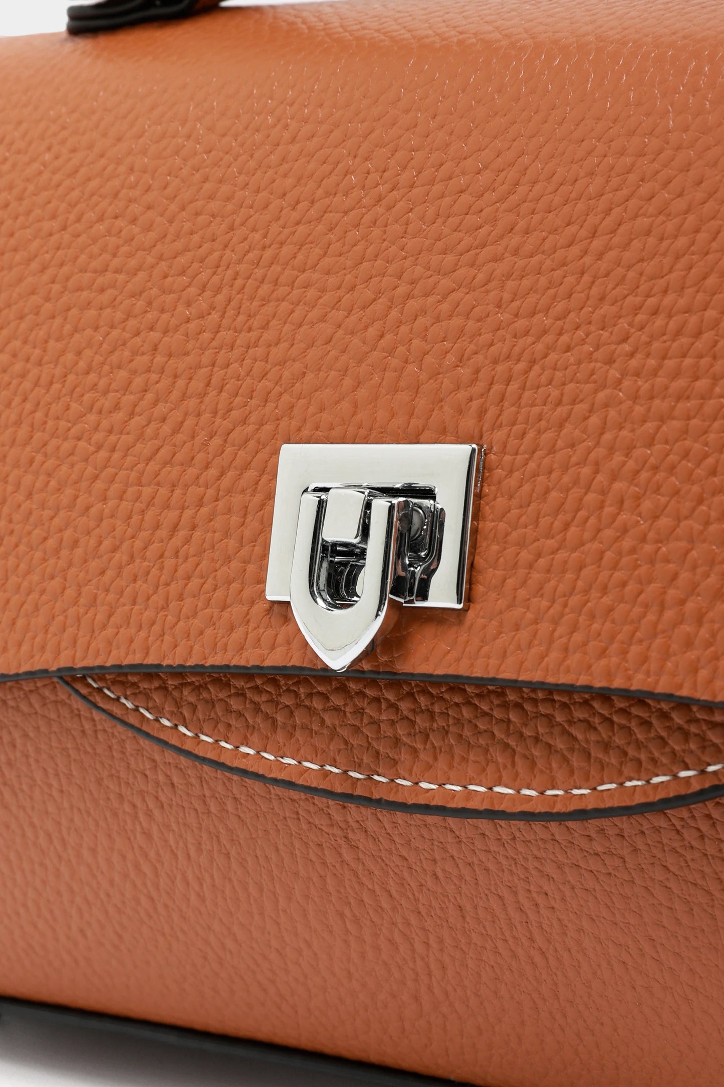Mini Leather Top Handle Bag