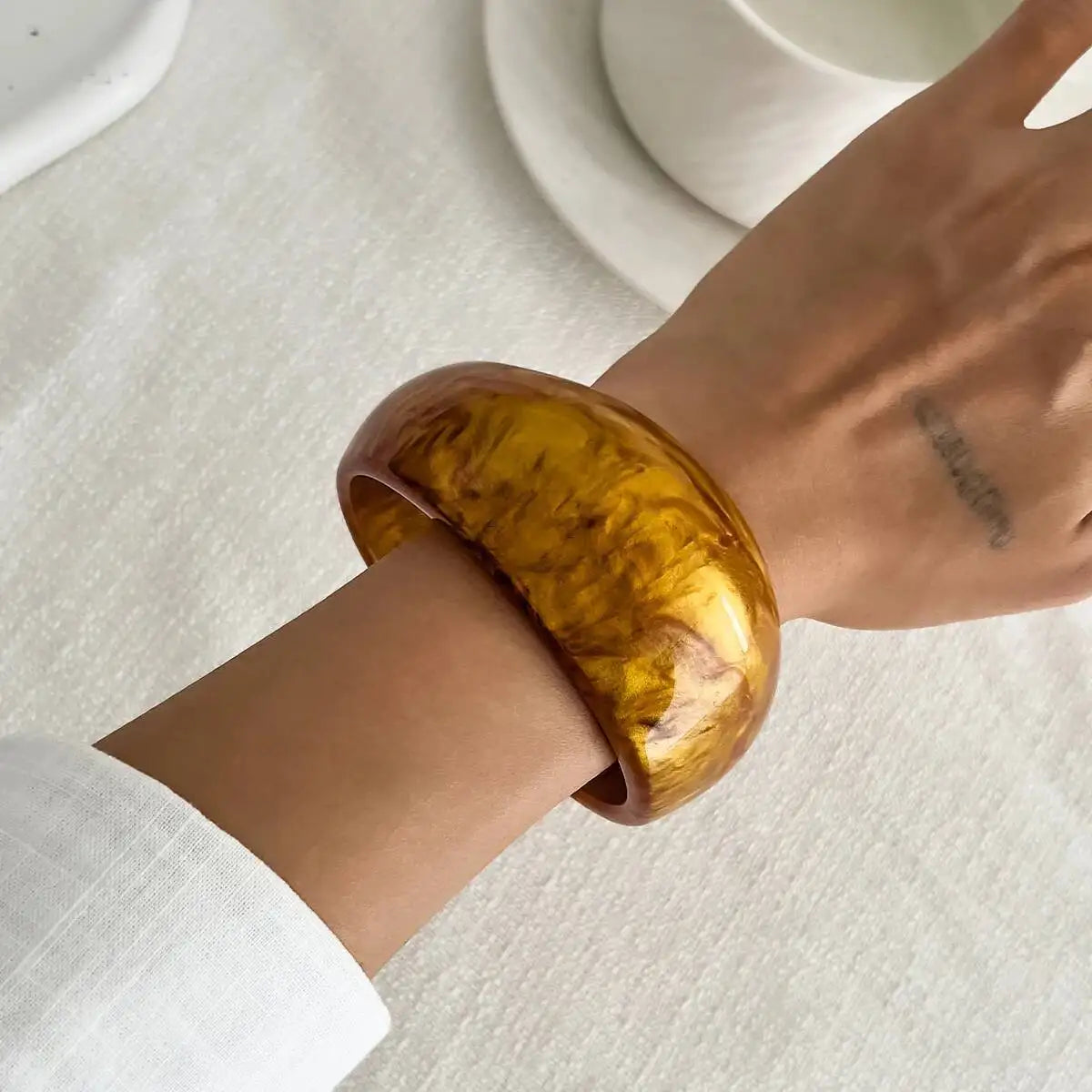 Brown Resin Bangle