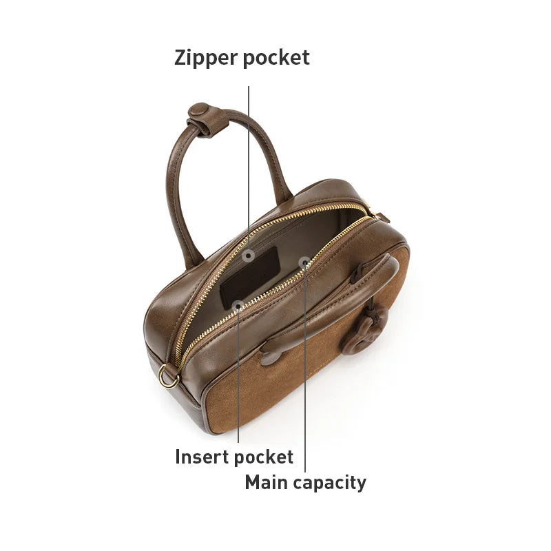 LA FESTIN Classic Leather Crossbody Bag