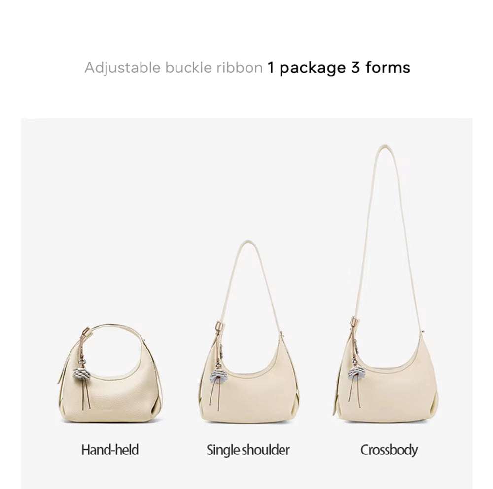 LA FESTIN Half Moon Crossbody Bag