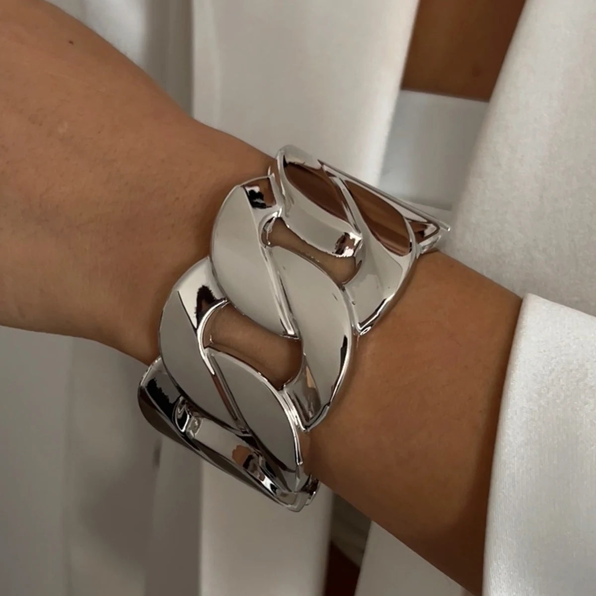 Gold Chain Cuff