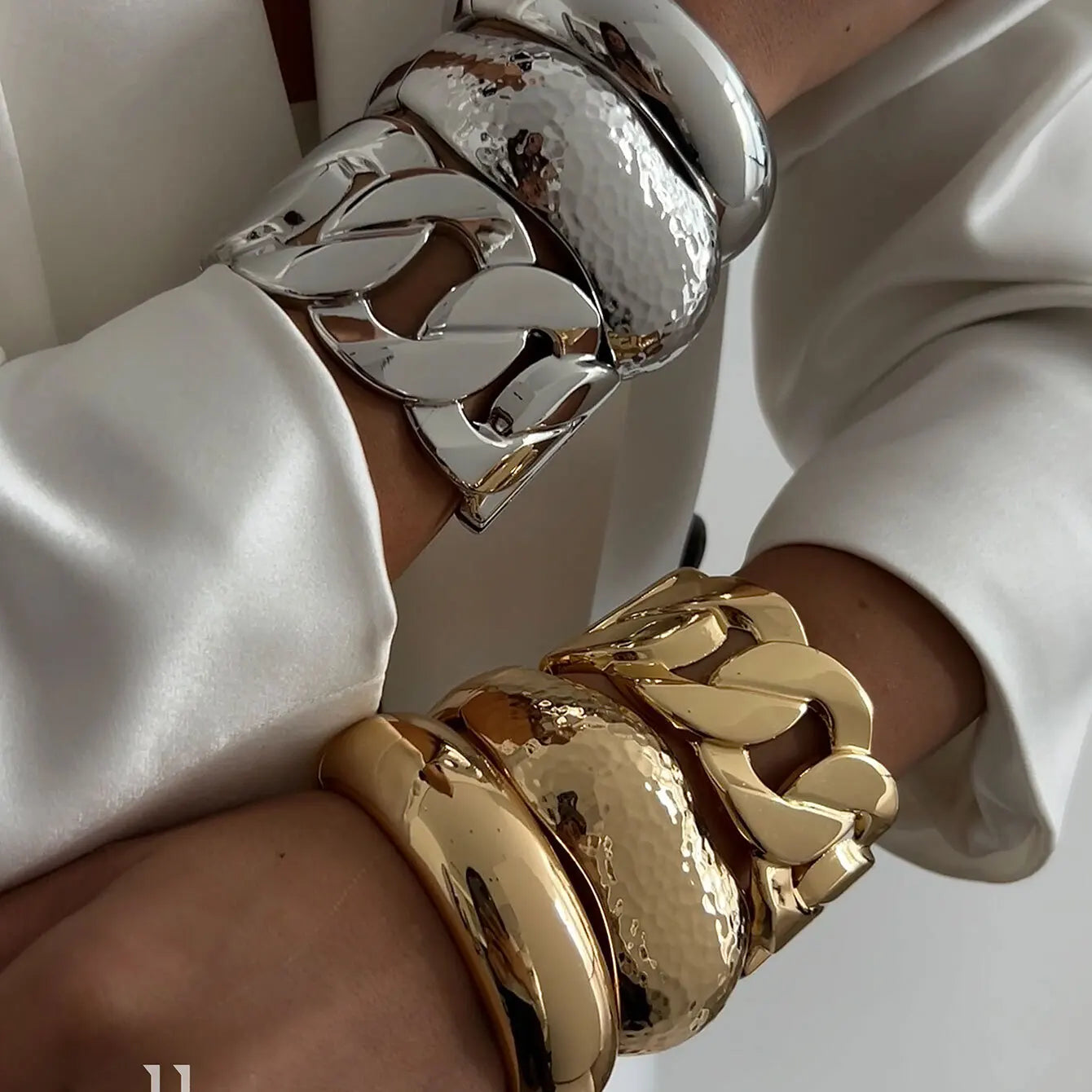 Gold Chain Cuff