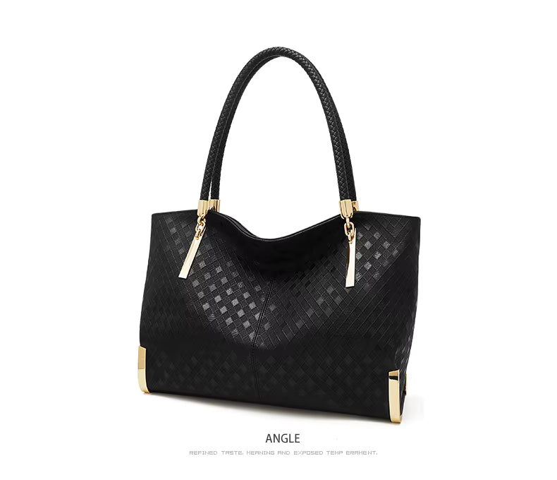 FOXER Genuine Leather Tote Handbag