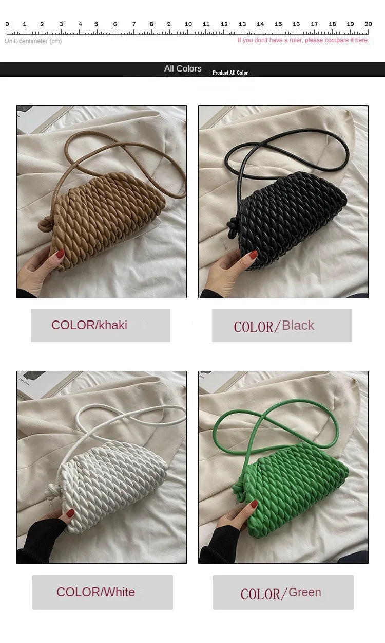 Embroidered Crossbody Shoulder Bag