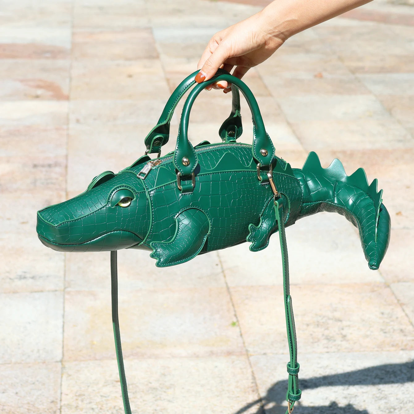 Handmade PU Leather Shoulder Bag