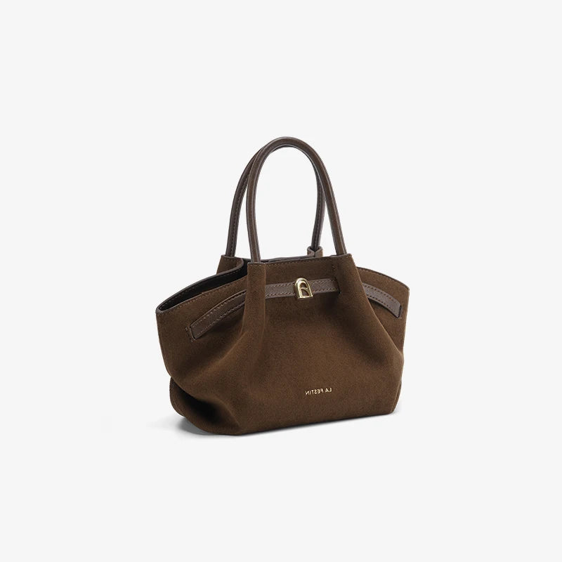 LA FESTIN Leather Bucket Bag