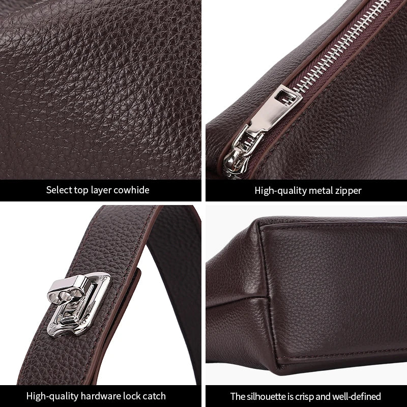 Mini Leather Hobo Bag