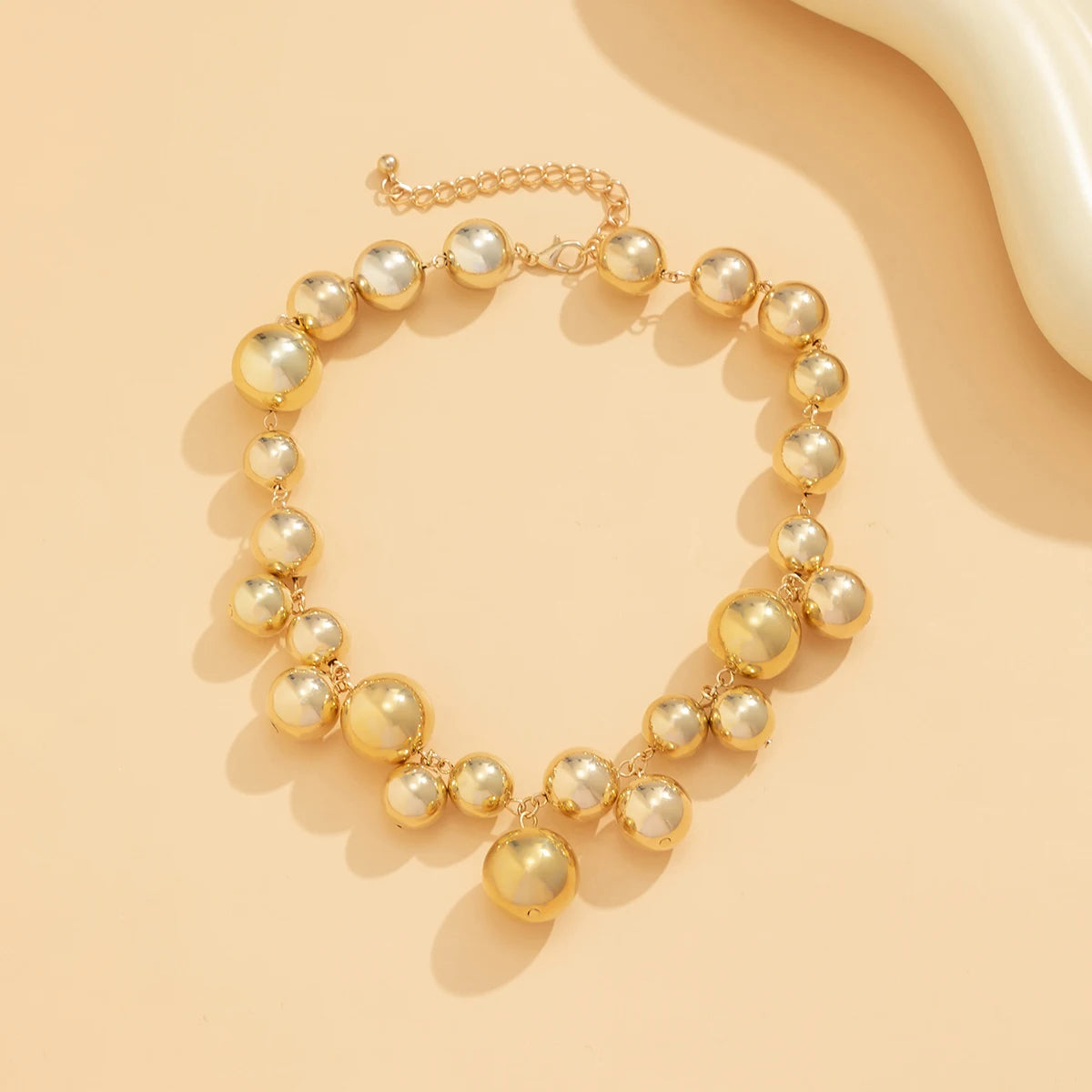 Pearl Beaded Choker Necklace