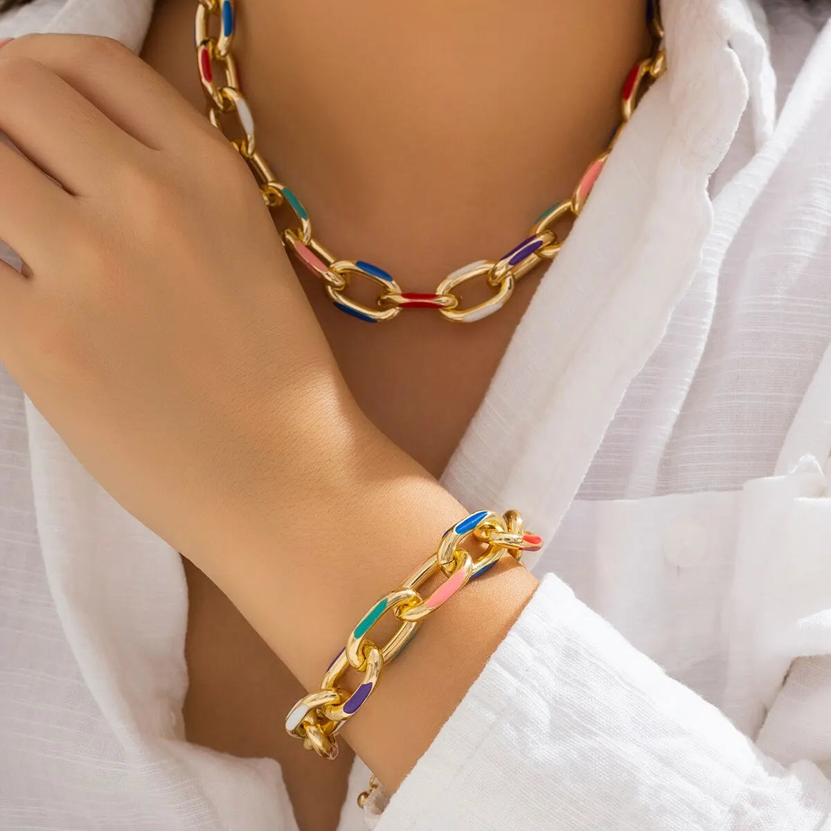 Bohemian Cross Jewelry Set