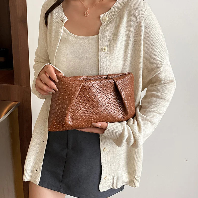 Retro Woven Tote Bag