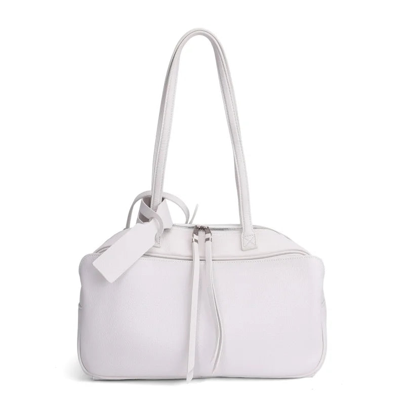 Large Leather Tote Shoulder Bag