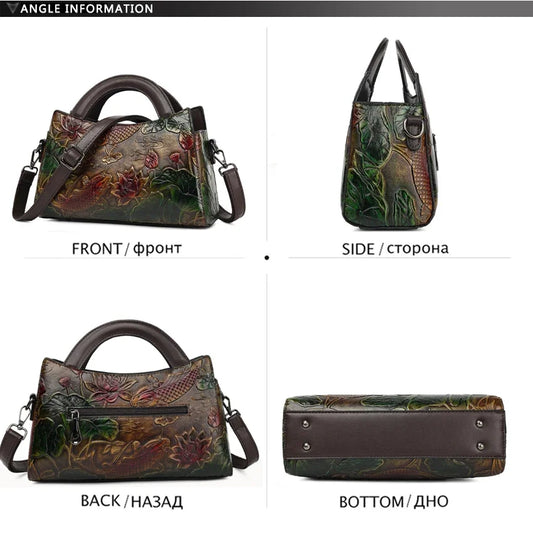 Retro Goldfish Crossbody Shoulder Bag for Women