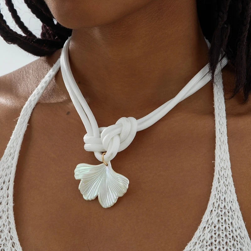 Boho Rose Heart Pendant Necklace