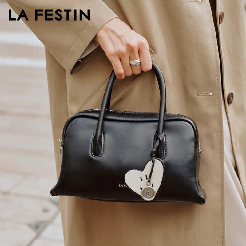 LA FESTIN Large Leather Crossbody Bag